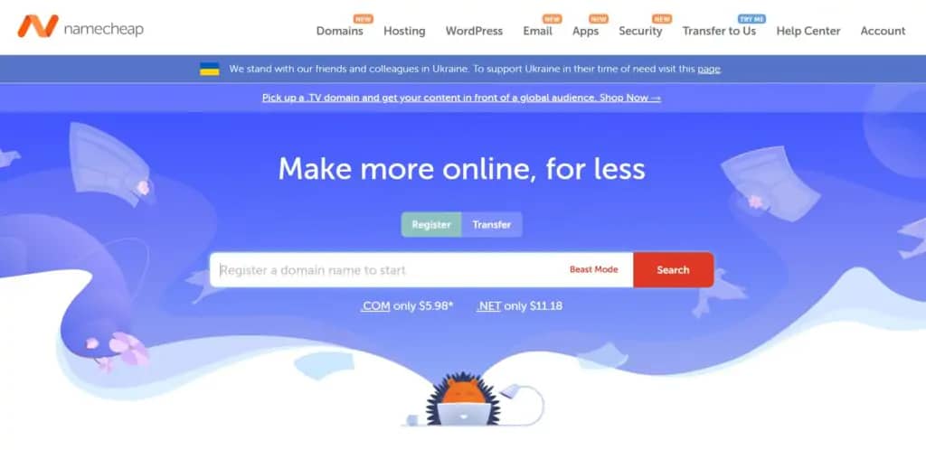 Revisão de Namecheap