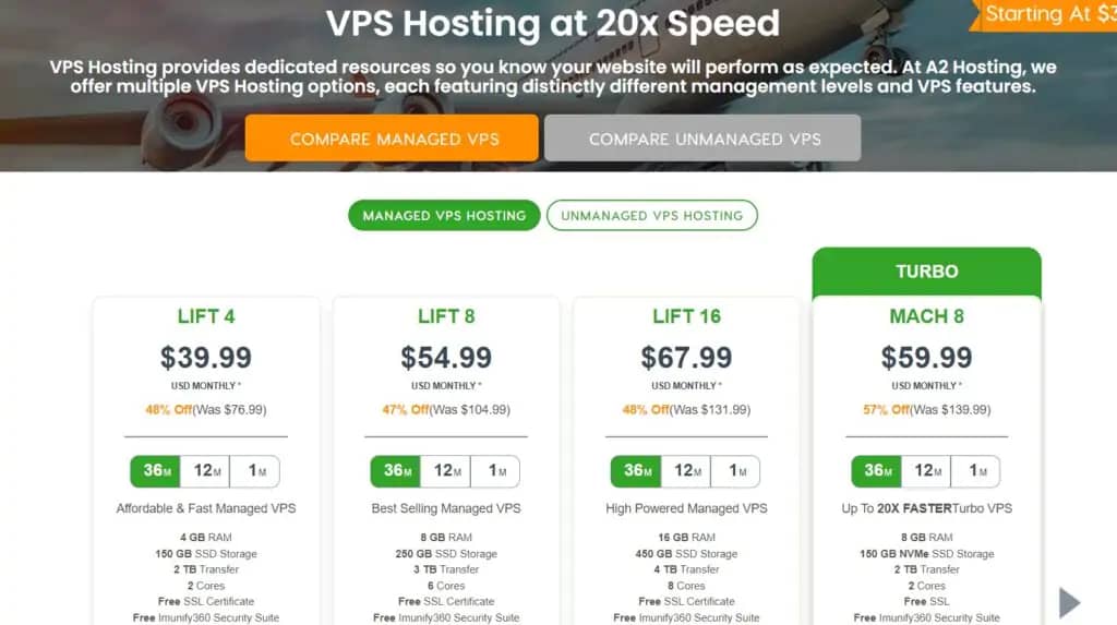 Hébergement VPS géré