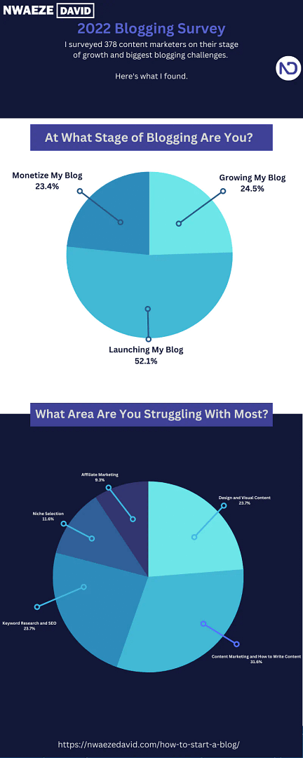 Inizia un blog Infographics