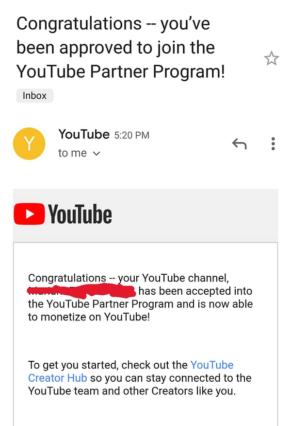 YouTube Monetization