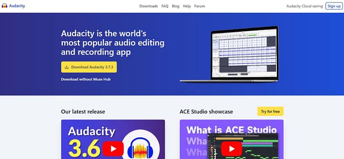Audacity Podcast Software