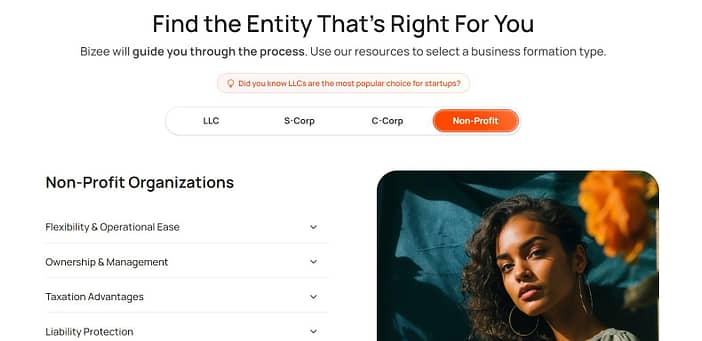 Bizee Business Registration in the USA