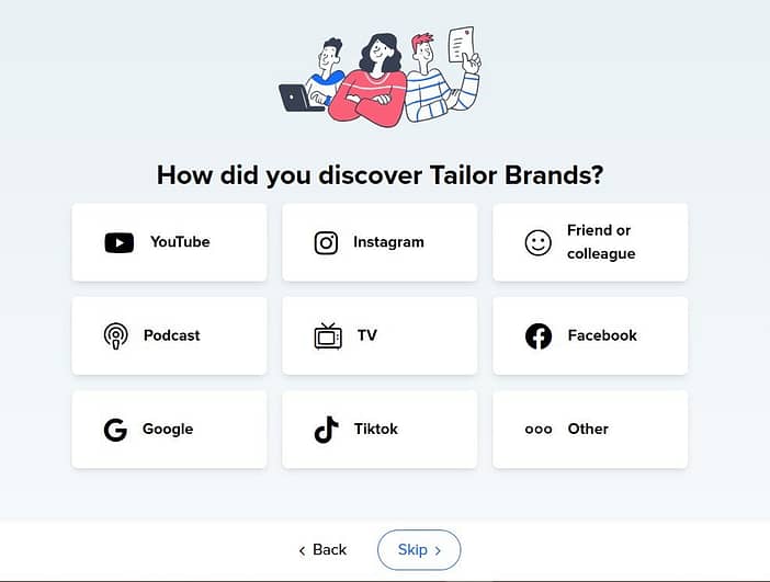 Tailor Brands Business Registration in the USA