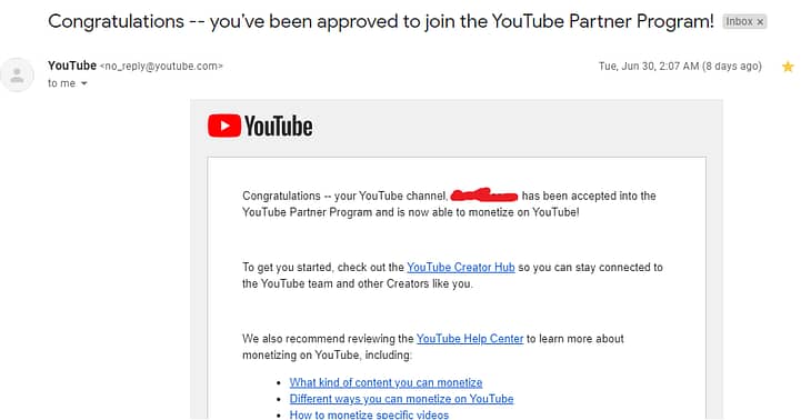 YouTube Monetization